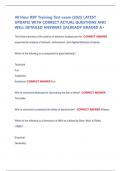 40 Hour RBT Training Test exam &lpar;2025 LATEST UPDATE&rpar; WITH CORRECT ACTUAL QUESTIONS AND WELL DETAILED ANSWERS &vert;&vert;ALREADY GRADED A&plus;