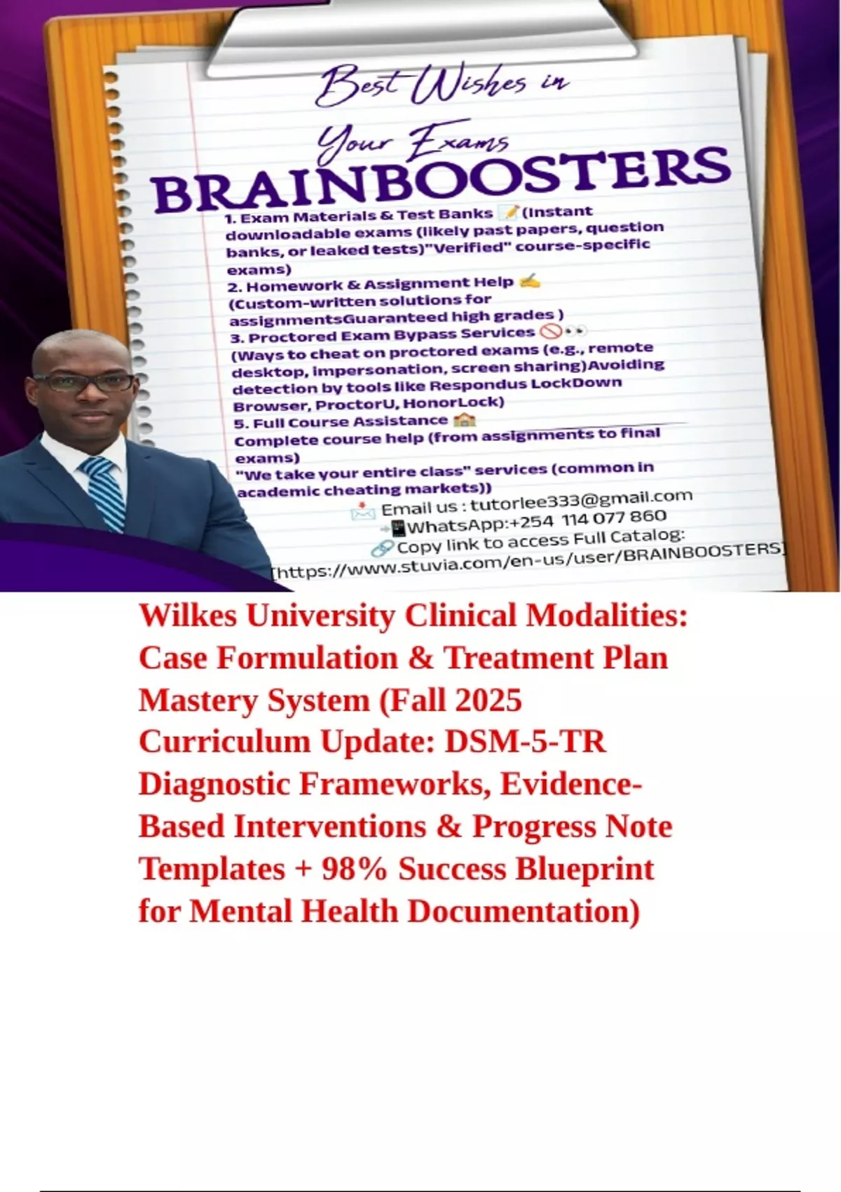 Wilkes University | Clinical Modalities | Case Formulation & Treatment ...