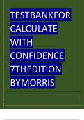 TESTDBANKDFORD CALCULATED WITHD CONFIDENCED 7THDEDITIOND BYDMORRISD