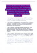 Practice Assessment&colon; Nurse's Touch&colon; Nursing Informatics and Technology Complete Exam Questions with Correct Solutions&vert;&vert; Already Graded 100&percnt; GUARANTEED PASS&excl;&excl;&excl;<<NEWEST VERSION>>