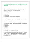 D469 Exam 2 &lpar;Newest actual Exam&rpar; with verified solutions