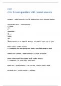 core civic 1 exam questions with correct answers