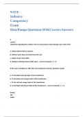 NATE Industry Competency Exam Heat Pumps Questions With Correct Answers&period;