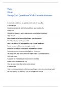 Nate Heat Pump Test Questions With Correct Answers