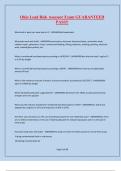 Ohio Lead Risk Assessor Exam GUARANTEED PASS&excl;&excl;
