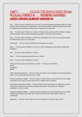 CMIT-326 CLOUD TECHNOLOGIES EXAM WITH ALL CORRECT & 100&percnt; VERIFIED ANSWERS&vert;LATEST UPDATE&vert;ALREADY GRADED A&plus;