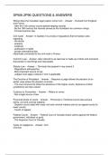 SPMA 2P96 QUESTIONS & ANSWERS