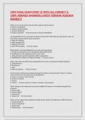 CMIT FINAL EXAM &lpar;PART 2&rpar; WITH ALL CORRECT & 100&percnt; VERIFIED ANSWERS&vert;LATEST VERSION&vert;ALREADY PASSED&excl;&excl;&excl;