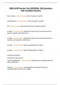 ISBB IASE Practice Test 2025&sol;2026&colon; 180 Questions with complete Answers