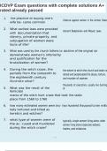 ICDVP Exam questions with complete solutions A&plus; rated already passed
