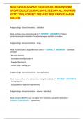 N322 CNS DRUGS PART 1 QUESTIONS AND ANSWERS UPDATED 2025&sol;2026 A COMPLETE EXAM ALL ANSWERS GET IT 100&percnt; CORRECT DETAILED BEST GRADED A&plus; FOR SUCCESS