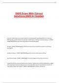 D005 Exam With Correct Solutions&comma;2025 A&plus; Graded&period;