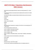 ACCT 5110 Quiz 1 Questions And Answers 100&percnt; Correct 