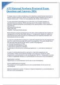 ATI Maternal Newborn Proctored Exam  Questions and Answers 2024&period;