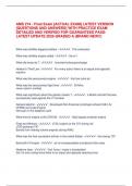 AMS 274 - Final Exam &lbrack;ACTUAL EXAM&rsqb; LATEST VERSION  &lbrack;QUESTIONS AND ANSWERS&rsqb; WITH PRACTICE EXAM  DETAILED AND VERIFIED FOR GUARANTEED PASS-  LATEST UPDATE 2025 GRADED A &lpar;BRAND NEW&excl;&excl;&rpar; 
