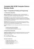 AQA GCSE Computer Science Complete Revision Guide - All Topics Explained for Exam Success