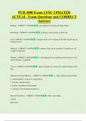 PUR 3000 Exam 2 FSU UPDATED  ACTUAL  Exam Questions and CORRECT  Answers