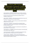 Ivy Software MBA Prepworks Fundamentals of Economics Complete Exam Questions with Correct Solutions&vert;&vert; Already Graded 100&percnt; GUARANTEED PASS&excl;&excl;&excl;
