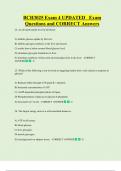 BCH3025 Exam 4 UPDATED   Exam  Questions and CORRECT Answers 
