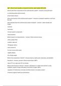 A&P 2- Blood Exam Questions Answered Correctly Latest Update 2025-2026