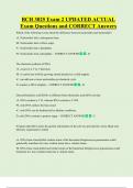 BCH 3025 Exam 2 UPDATED ACTUAL  Exam Questions and CORRECT Answers