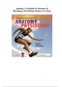 Anthony s textbook of anatomy physiology 21st edition patton test bank
