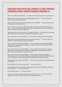 CON 8300 EXAM WITH ALL CORRECT & 100&percnt; VERIFIED ANSWERS&vert;LATEST UPDATE&vert;ALREADY GRADED A&plus;