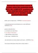General Structural Pest control 7a  LATEST UPDATED 2025&sol;2026 EXAM  WITH  80&plus; COMPLETE  questions and   SURE VERIFIED SOLUTIONS 100&percnt; GRADED AT A&plus; SCORE&excl;&excl; SURE GUARANTEED PASS&excl;&excl; 