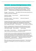 WGU D005 &ndash; Questions With Right Solutions &lpar;100&percnt;&rpar;