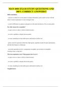 MAN 4401 QUESTIONS AND 100&percnt; CORRECT ANSWERS&excl;&excl;