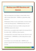 Boating exam 2025 Questions and Answers