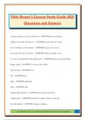 Ohio Boater's License Study Guide 2025 Questions and Answers