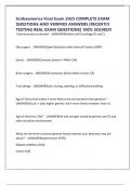 Scribeamerica Final Exam 2025 COMPLETE EXAM QUESTIONS AND VERIFIED ANSWERS &vert;RECENTLY TESTING REAL EXAM QUESTIONS&vert; 100&percnt; SOLVED&excl;&excl;