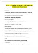 DRE EXAM QUESTIONS AND 100&percnt; CORRECT ANSWERS&excl;&excl;