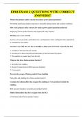 DRE EXAM QUESTIONS AND 100&percnt; CORRECT ANSWERS&excl;&excl;