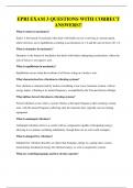DRE EXAM QUESTIONS AND 100&percnt; CORRECT ANSWERS&excl;&excl;