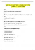 NIH EXAM REVIEW QUESTIONS WITH CORRECT ANSWERS&period;pdf