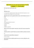 NIH MOCK EXAM QUESTIONS WITH CORRECT ANSWERS&period;pdf