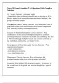 Nutr 430 Exam 2 &lpar;modules 7-14&rpar; Questions With Complete Solutions