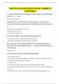 NIH EXAM QUESTIONS WITH CORRECT ANSWERS&period;pdf