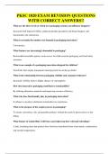 PKSC 1020 EXAM REVISION QUESTIONS WITH CORRECT ANSWERS