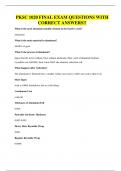 PKSC 1020 FINAL EXAM QUESTIONS WITH CORRECT ANSWERS