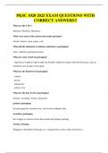 PKSC 1020 2025 EXAM QUESTIONS WITH CORRECT ANSWERS