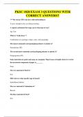 PKSC 1020 EXAM 3 QUESTIONS WITH CORRECT ANSWERS&period;