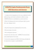 COG170&colon; Cogito Fundamentals Exam 2025 Questions and Answers