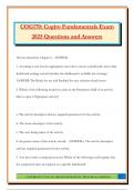 COG170&colon; Cogito Fundamentals Exam 2025 Questions and Answers