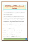 COG170 Exam 2025 Questions and Answers