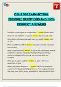 OSHA 510 EXAM ACTUAL 2025&sol;2026 QUESTIONS AND 100&percnt; CORRECT ANSWERS
