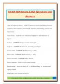 NURS 3100 Exam 2 2025 Questions and Answers