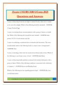 NURS 3100 Bundled Exams 2025&sol;2026 &vert;Questions and Answers &vert;100&percnt; Pass